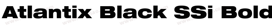 Atlantix Black SSi Bold字体转换